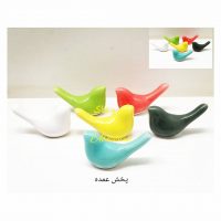 پرنده سرامیکی متوسط رنگی