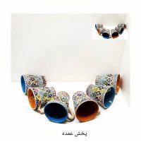 لیوان قیفی رنگی - Image 2