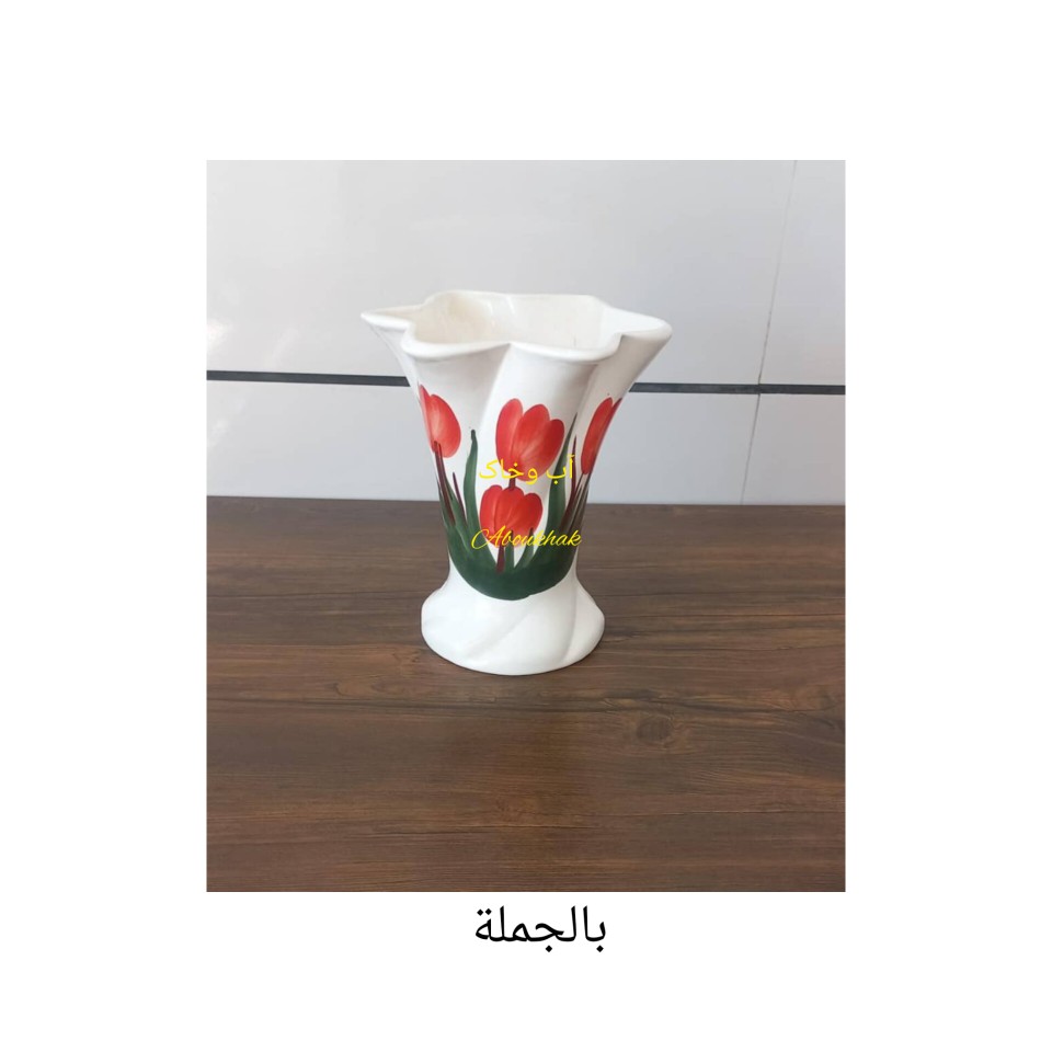 گلدان نیلوفری نقاشی
